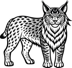 lion silhouette vector illustration