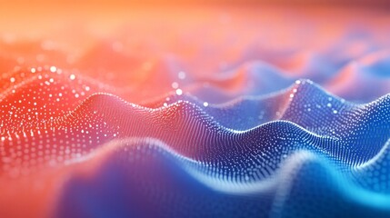 A detailed close-up of a 3D scatter plot, highlighting individual data points in a three-dimensional space, with axis labels and a gradient background for a modern look.