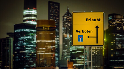 Signposts the direct way to Allowed versus Forbidden