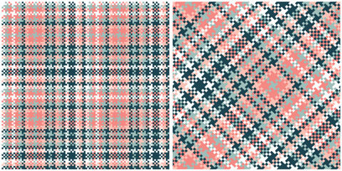 Plaid Pattern Seamless. Checkerboard Pattern Template for Design Ornament. Seamless Fabric Texture.