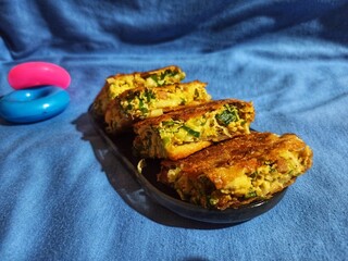 Martabak is a food dish originating from Arab countries. Egg martabak