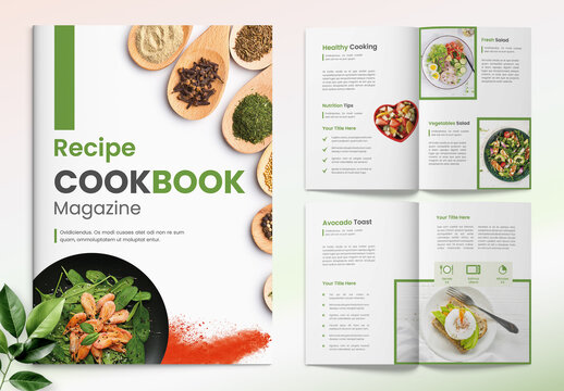 Kitchen Recipe Cookbook Magazine
