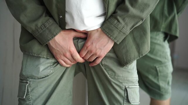 Problems with urination in a man.
Men's health