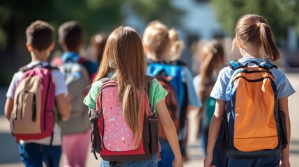 Obraz premium Back to School Concept with Apple and Pencil Generative AI