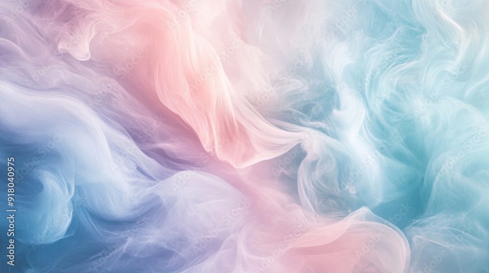 Aufkleber a soft and dreamy abstract background with pastel colors and delicate, swirling textures, providing 