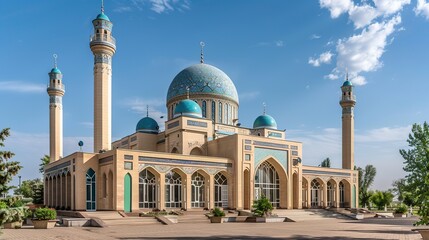 Obraz premium Hazret Sultan Mosque in Nursultan