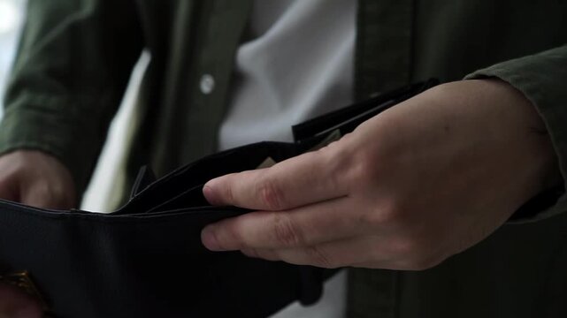 Wallet close up