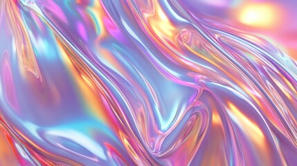 Obraz premium Abstract Holographic Background with Vibrant Colors