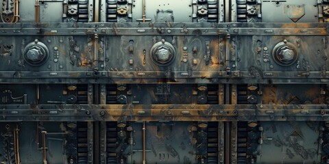 Rusty, metal, industrial, machine, texture.