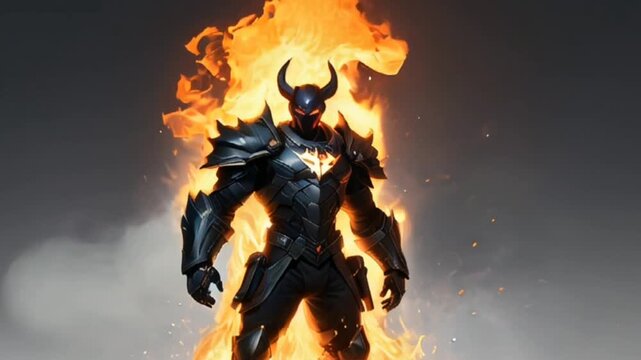 burning fire in the fire, burning animi, 