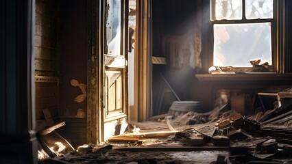 interior of a house under renovation