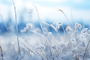 Obraz premium Frost Material Structure Background - Generative AI