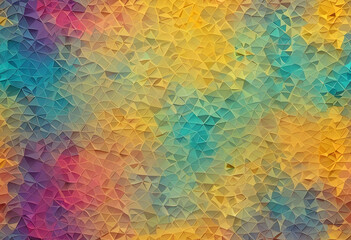 Fototapeta premium A vibrant, colorful abstract pattern, creating a dynamic and energetic visual effect. The design creates a sense of depth and movement, ideal for artistic projects.
