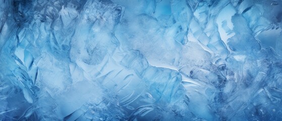 Obraz premium Ice Material Structure Background - Generative AI