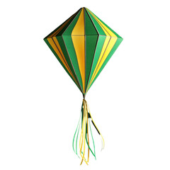 Green and Yellow Lantern Kite