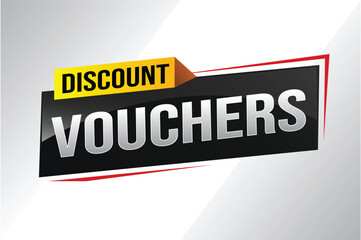 discount voucher vouchers special offer poster banner graphic design icon logo sign symbol social media website coupon advertising store shop online, website, landing page

