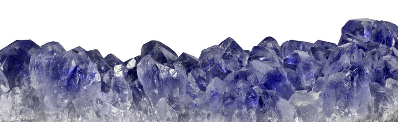 blue sapphire stripe with dark large crystals