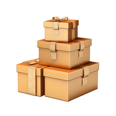 golden gift box