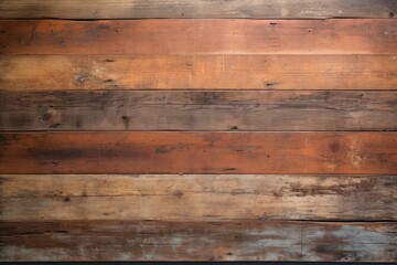 Naklejka premium Reclaimed Wood Material Structure Background - Generative AI