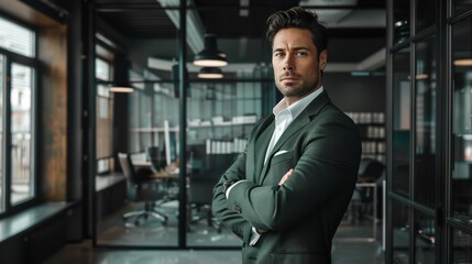 Fototapeta premium The Professional Man in Suit