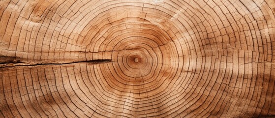 Fototapeta premium Tree Rings Material Structure Background - Generative AI