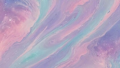 Naklejka premium Abstract Pastel Wave And Space Illustration Background