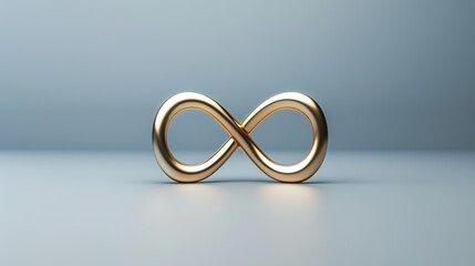 Endless Infinity: M�bius Strip Symbolizing Infinite Loop in Mathematics