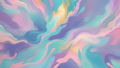 Fototapeta premium Abstract Pastel Wave And Space Illustration Background