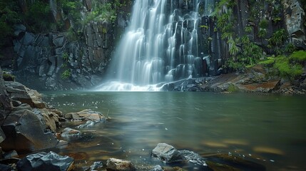 Slow Shutter Waterfall at Minyon Falls