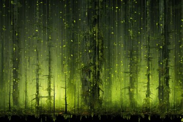 Moss Material Structure Background - Generative AI