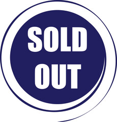 sold out stamp, sold out icon.