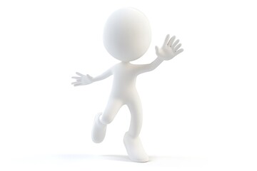 3d rendering of human people character