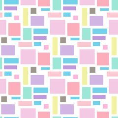 Cute pastel seamless pattern 