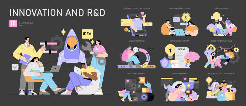 Innovation. Flat Vector Illustration