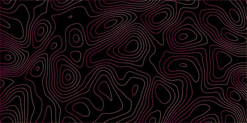 Topographic canyon geometric map relief texture with curved layers and shadow. abstract White background with a beautiful pattern, Topographic contour lines vector map seamless pattern vector.