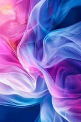 Fototapeta premium Abstract High Speed Movement on Blue Background Generative AI