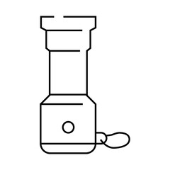 vuvuzela fan accessory line icon vector. vuvuzela fan accessory sign. isolated contour symbol black illustration