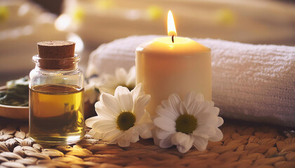 Care products. Home spa.