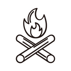 camping icon design