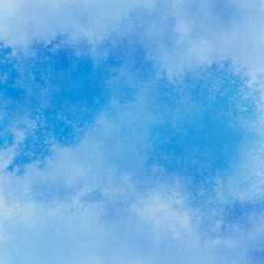 Abstract watercolor blue background.Watercolor stains