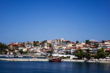 Fototapeta premium view of the town