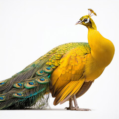 Obraz premium paon jaune, imaginaire, atypique, oiseau, animal, bleu, nature, tête, paon, empennage, empennage, beau, coloré, vert, faune, beauté, bec, plumage, couleur, portrait, queue, lumineux, jardin zoologique