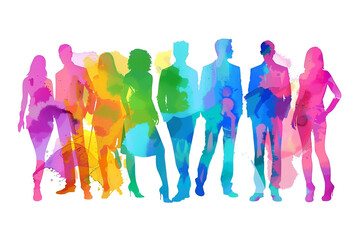 Dynamic team of diverse professionals—men and women—exuding success, collaboration, and leadership in a modern workplace setting