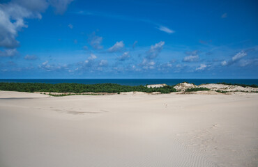 view to baltic sea from dune