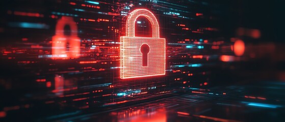 binary code data Key symbol locks background data files