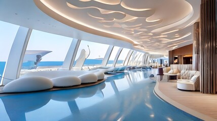 Fototapeta premium pool at the hotel