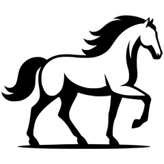 Silhouette of a horse