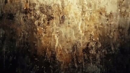 Obraz premium Brown Beautiful Grunge Wall Background, Dark Abstract Distressed Texture