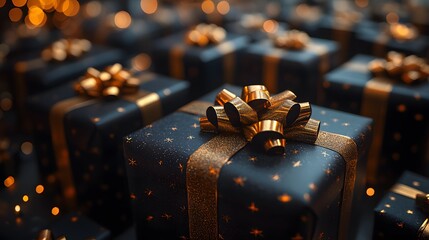 Dark and dramatic Black Friday promotion with shadowy backgrounds, illuminated highlights, and striking text, emphasizing luxury and exclusivity.