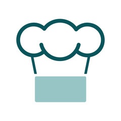 Chef Cooking cap vector icon